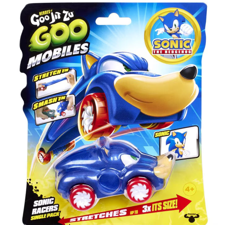 Figurina Goo Jit Zu Sonic Stretches - Sonic
