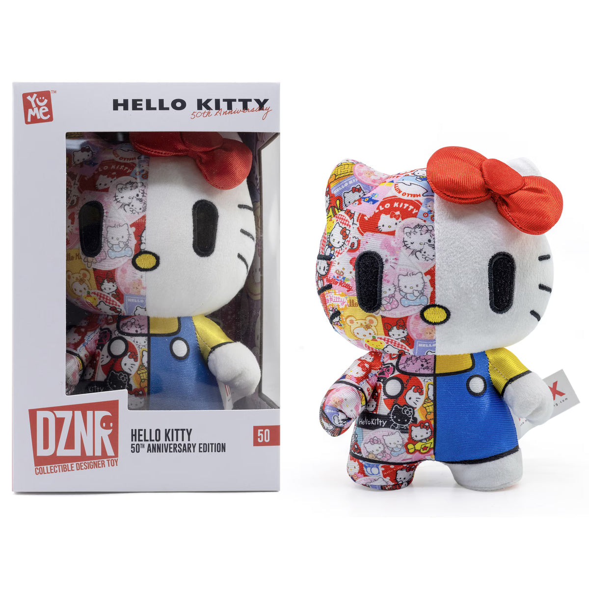 Mascota de plus DZNR Hello Kitty - 50' anniversary