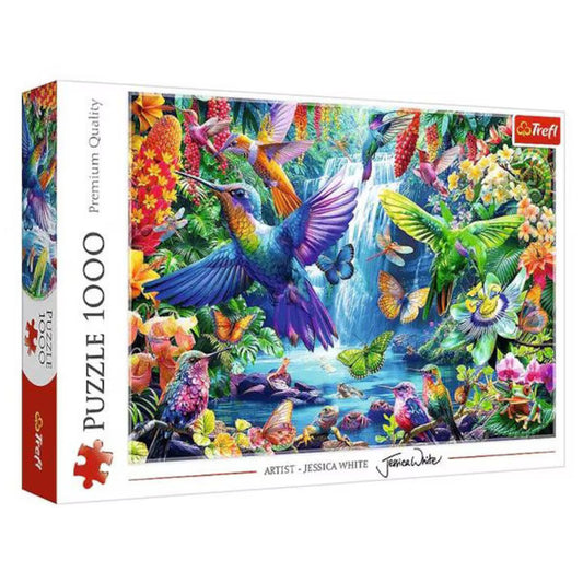 Puzzle 1000 piese - Colibri tropicali
