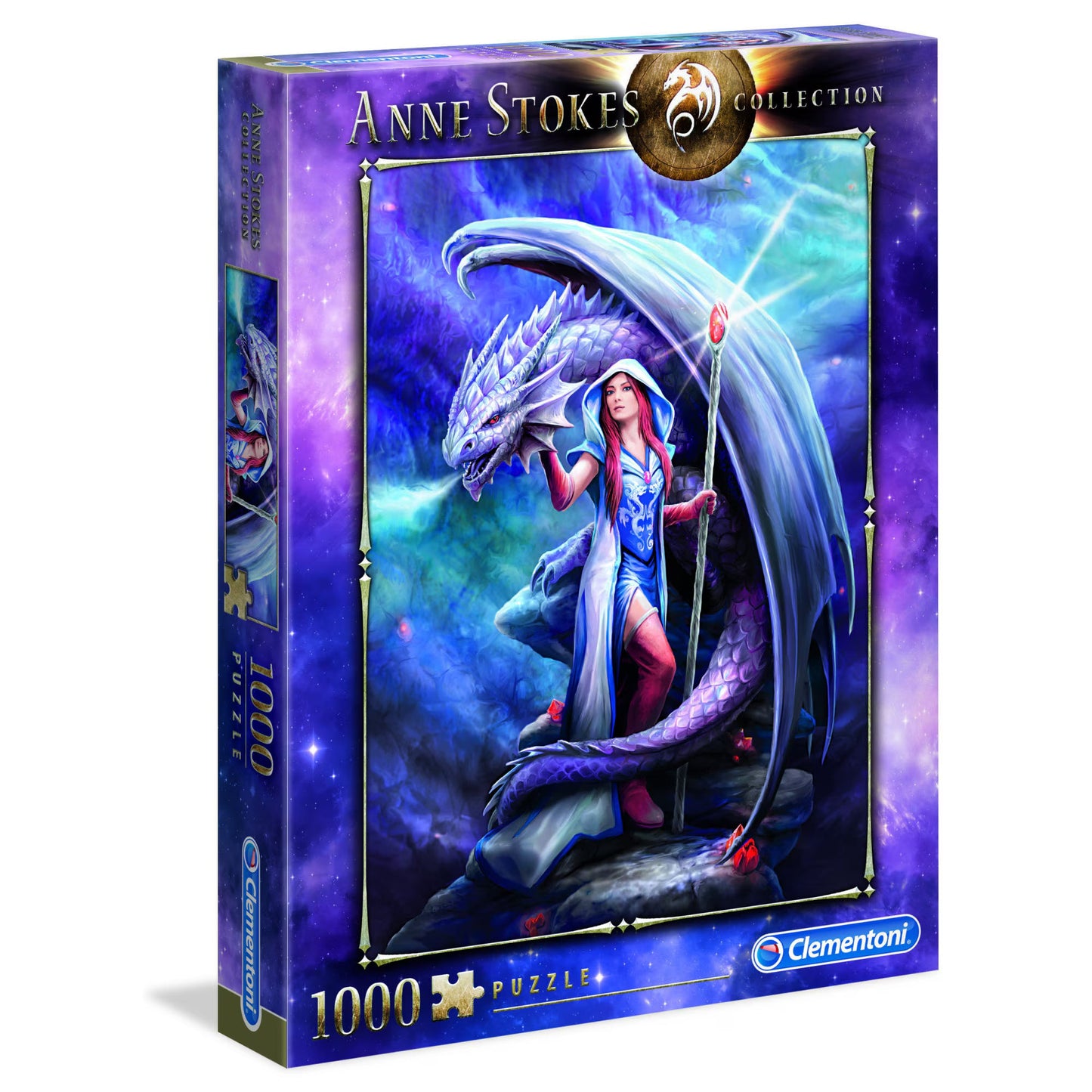 Puzzle Compact 1000 Piese Anne Stokes - Dragon Mage / 6