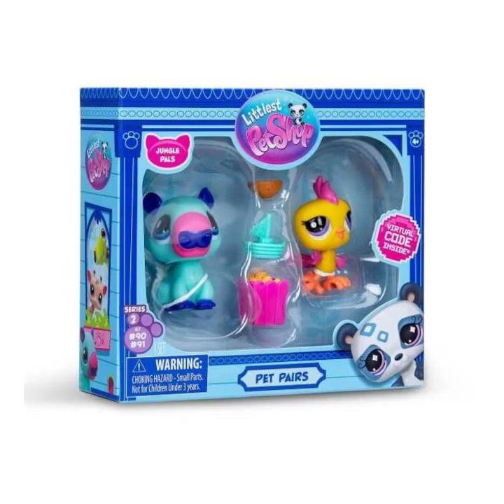 Littlest Pet Shop seria 2, Set 2 Animalute -  Jungle Pals