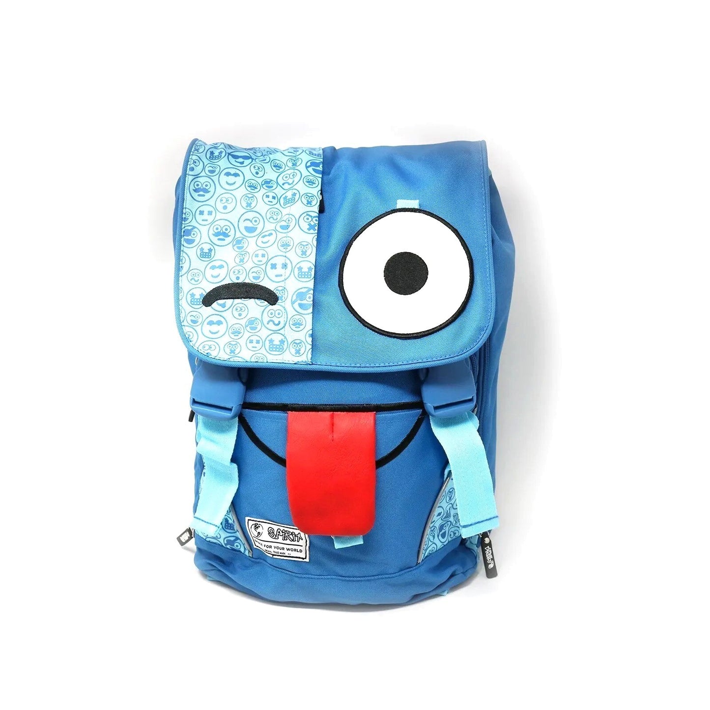 Ghiozdan extensibil Spirit Smile - 42x33x21(28) cm - Albastru