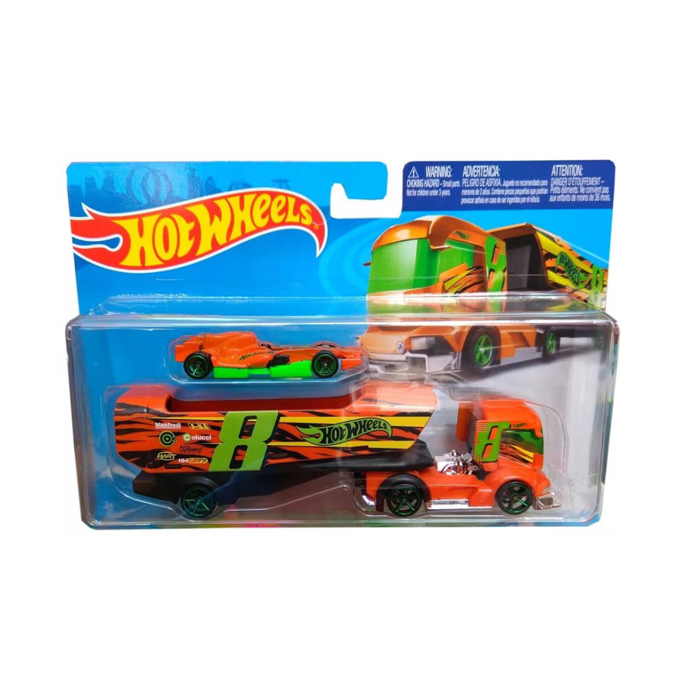 Camion transportor cu masina de curse - Big Rig Heat