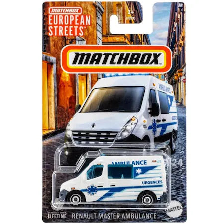 Matchbox European Streets - Renault Master Ambulance