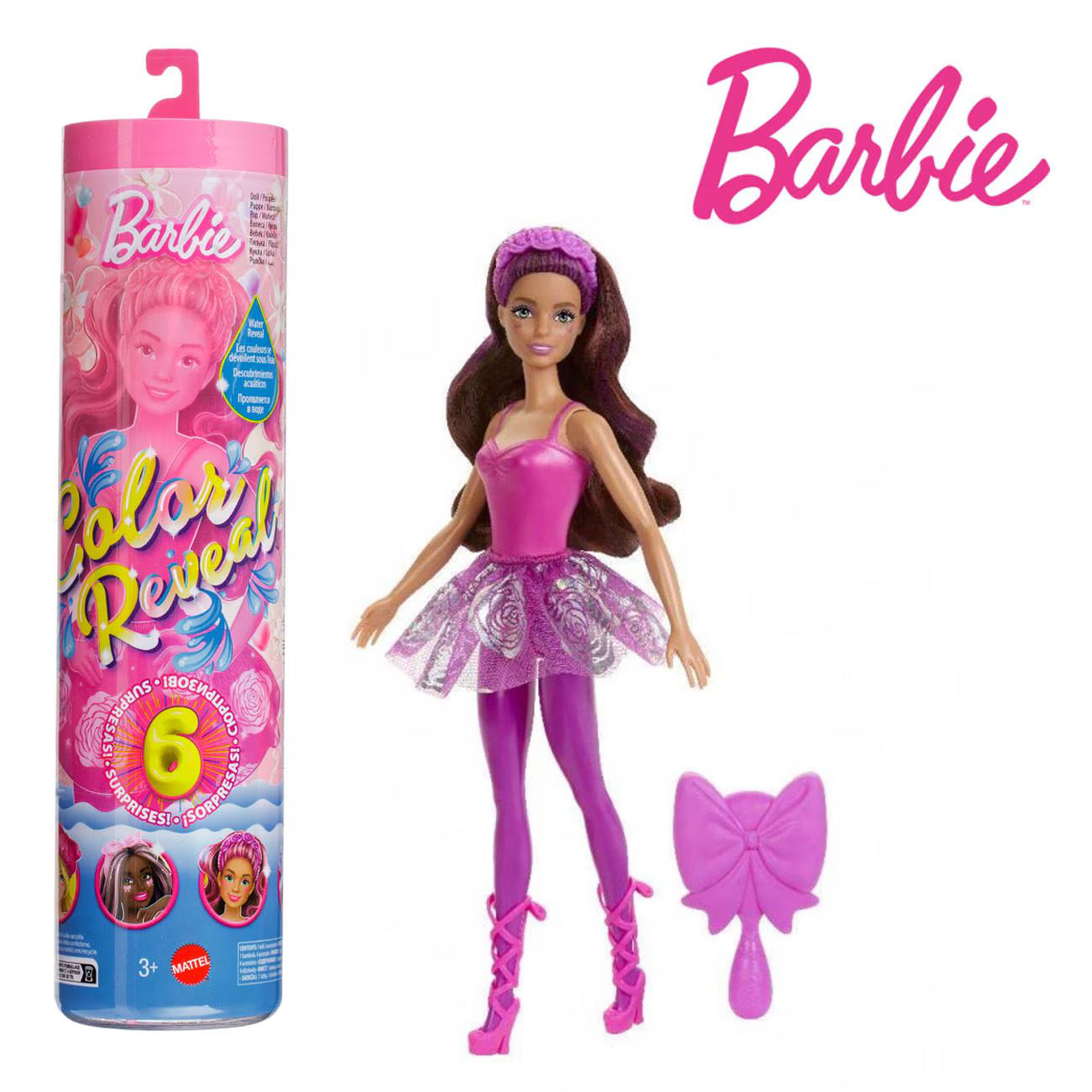 Papusa surpriza Barbie Color Reveal balerina / 6