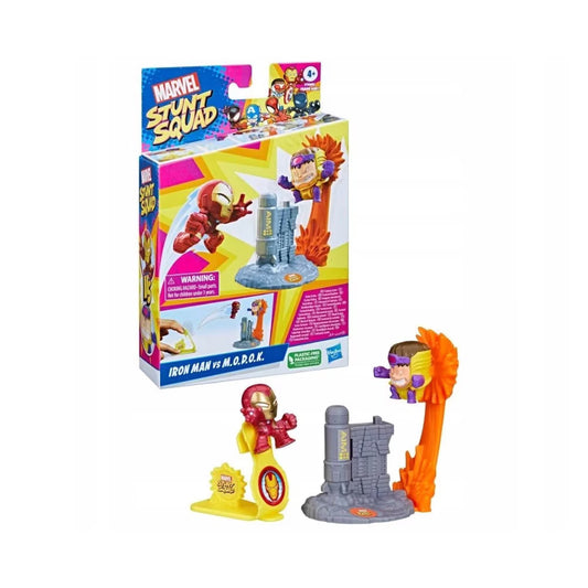 Set 2 figurine Marvel Stunt Squad - Iron Man vs M.O.D.O.K. / 1