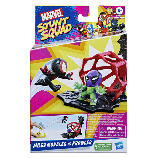 Set 2 figurine Marvel Stunt Squad - Miles Morales vs Prowler / 2