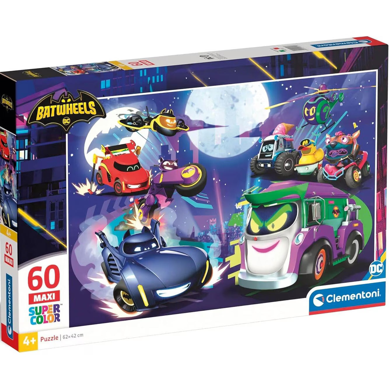 Puzzle 60 Piese - Batwheels