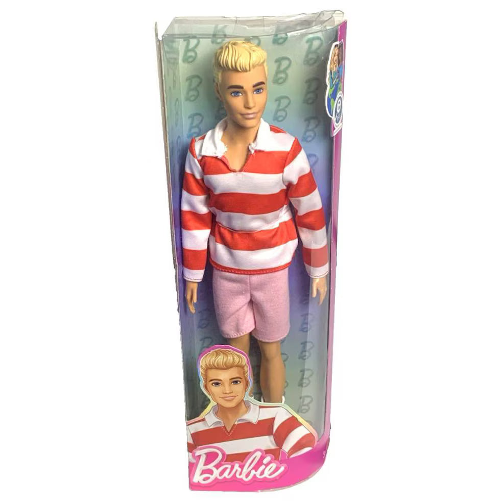 Papusa Barbie Fashionista Ken in pantaloni scurti roz