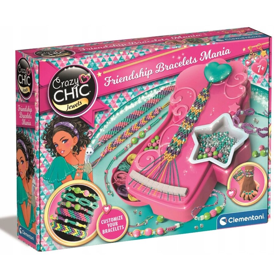 Crazy Chic - Set Creatie Bratari cu Mesaje