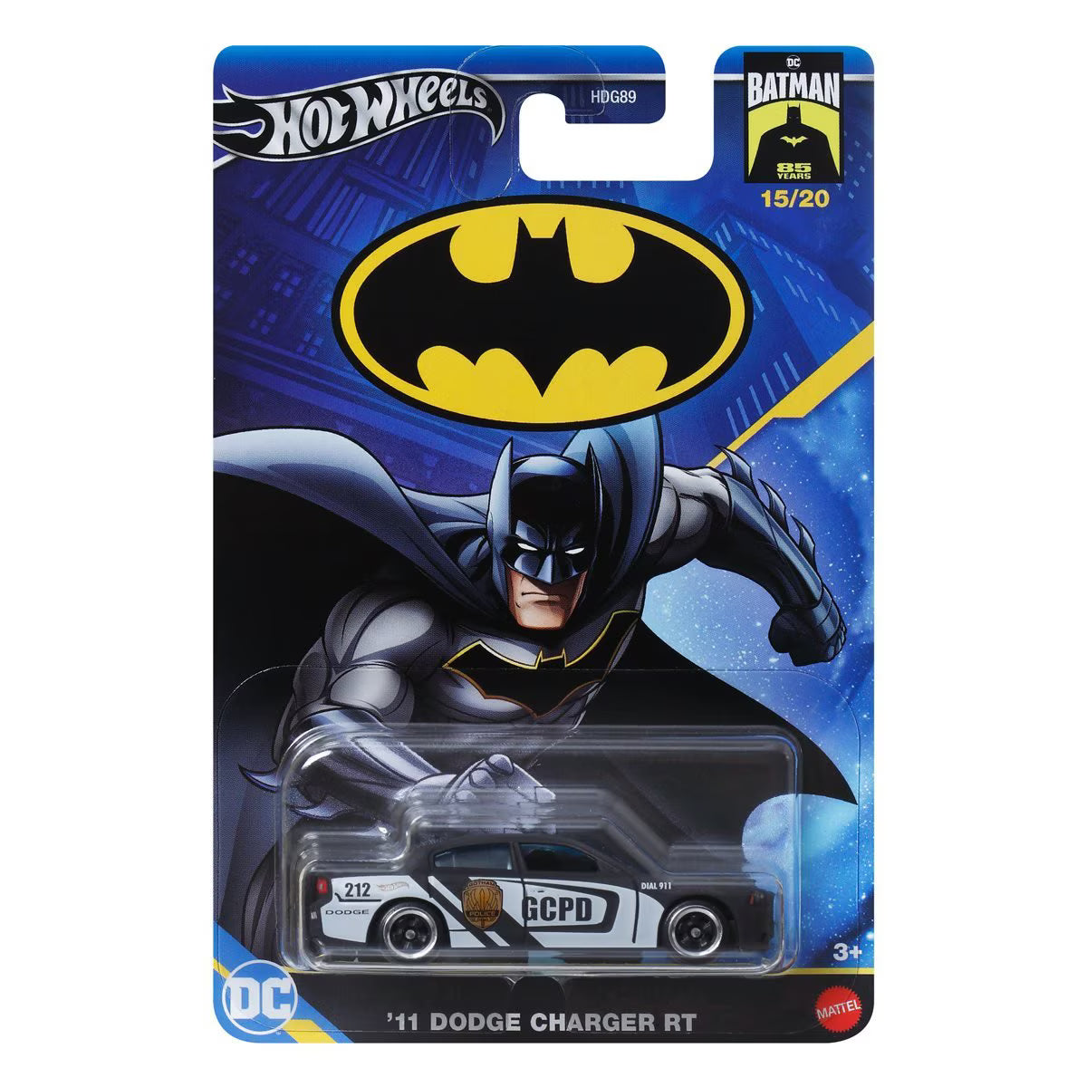 Hot Wheels Masini Tematice Batman - '11 Dodge Charger RT