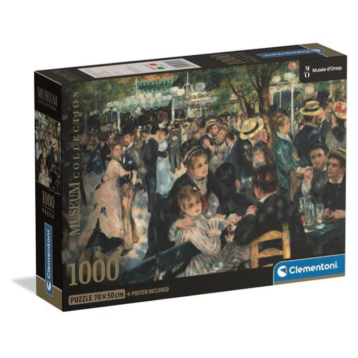 Puzzle Compact 1000 Piese Museum - Bal du Moulin de la Galette
