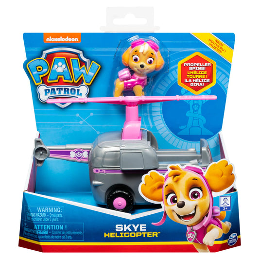 Paw Patrol Vehicule cu Figurina - Skye Helicopter