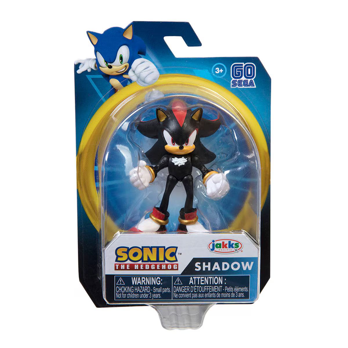 Figurina Sonic Mini (6-7cm) cu 2 carduri colectibile - Shadow