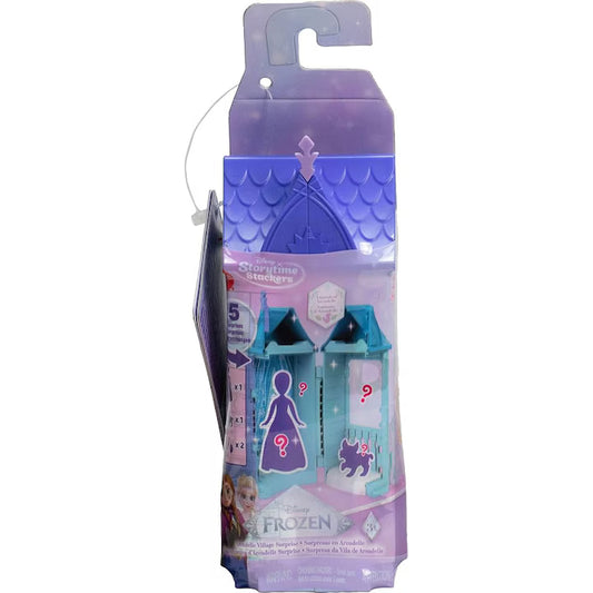 Set surpriza Frozen Arendelle cu mini papusa, 5 piese - albastru
