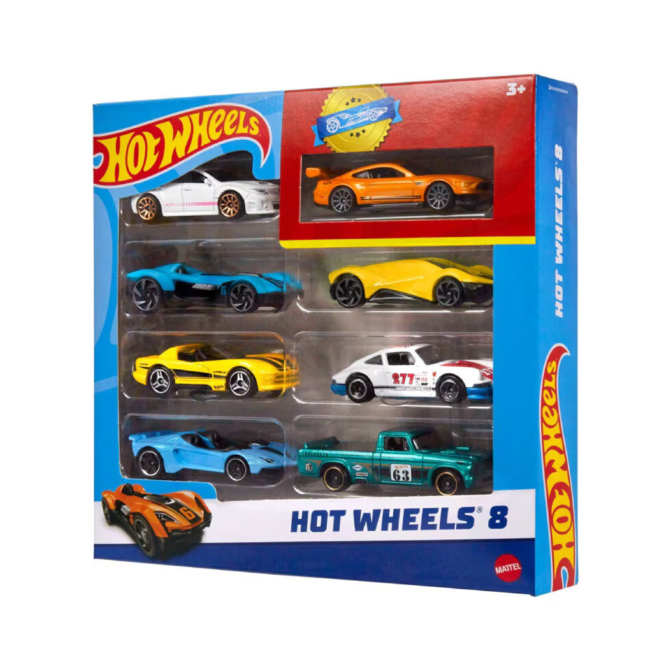 Hot Wheels - Set 8 masinute, 1:64 / 6
