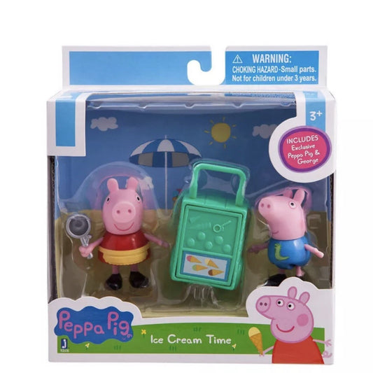 Set 2 figurine Peppa Pig - Ice Cream Time / 6