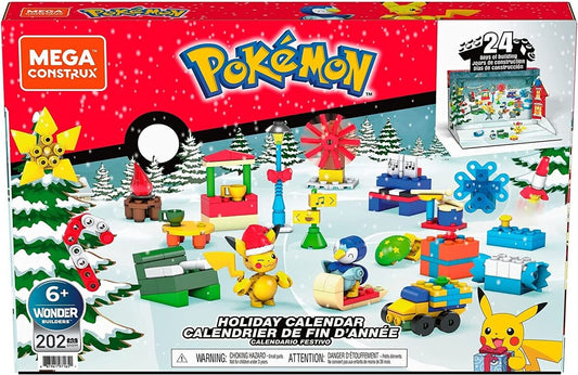 Mega Construx Pokemon Advent Calendar, 202 piese