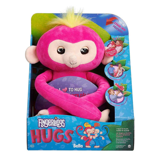 Jucarie de plus WowWee Fingerlings Hugs interactiva, 27cm- Bella, / 2