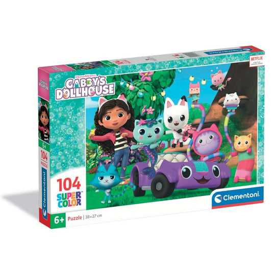 Puzzle Clementoni 104 Piese - Gabby'S Dollhouse (model 2)