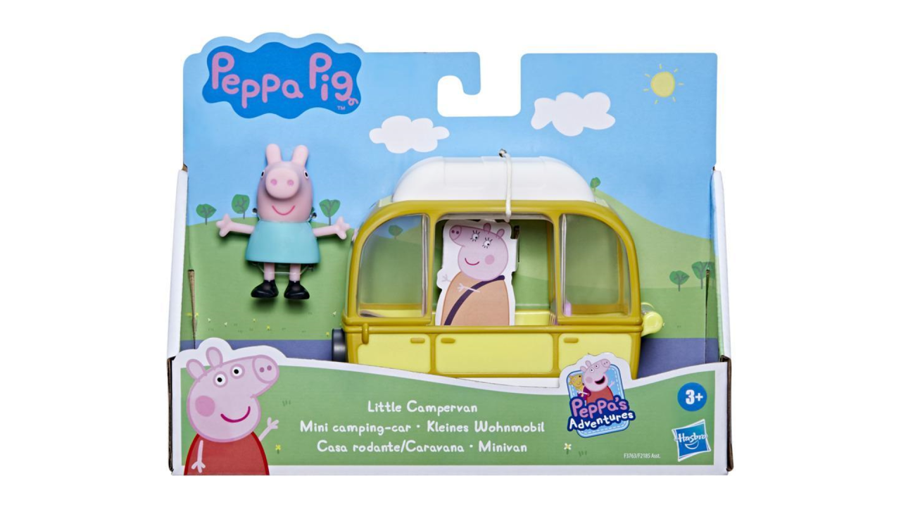 Set figurina si mini vehicul Peppa Pig, Little Campervan / 1