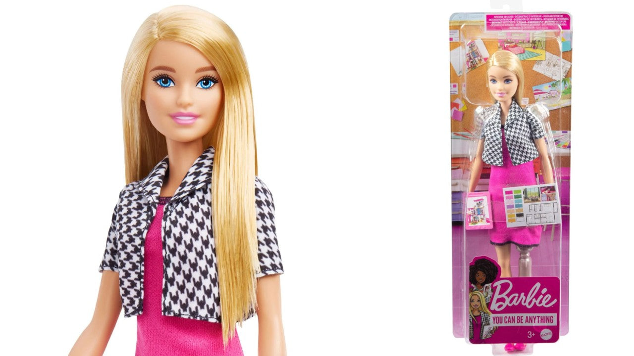 Papusa Barbie Interior Designer cu proteza de picior, 30 cm / 6