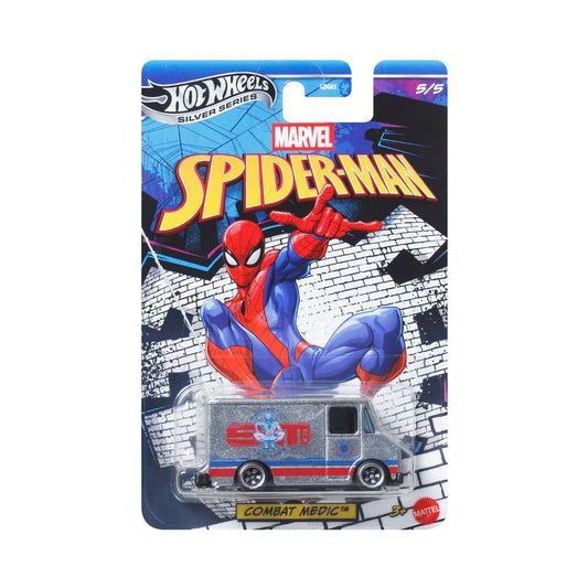 Hot Wheels Silver Series Marvel Spider-Man Combat Medic