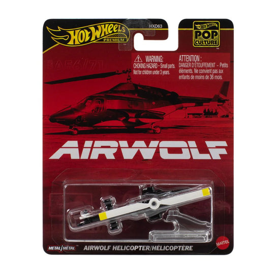 Hot Wheels Premium Pop Culture: Airwolf Helicopter