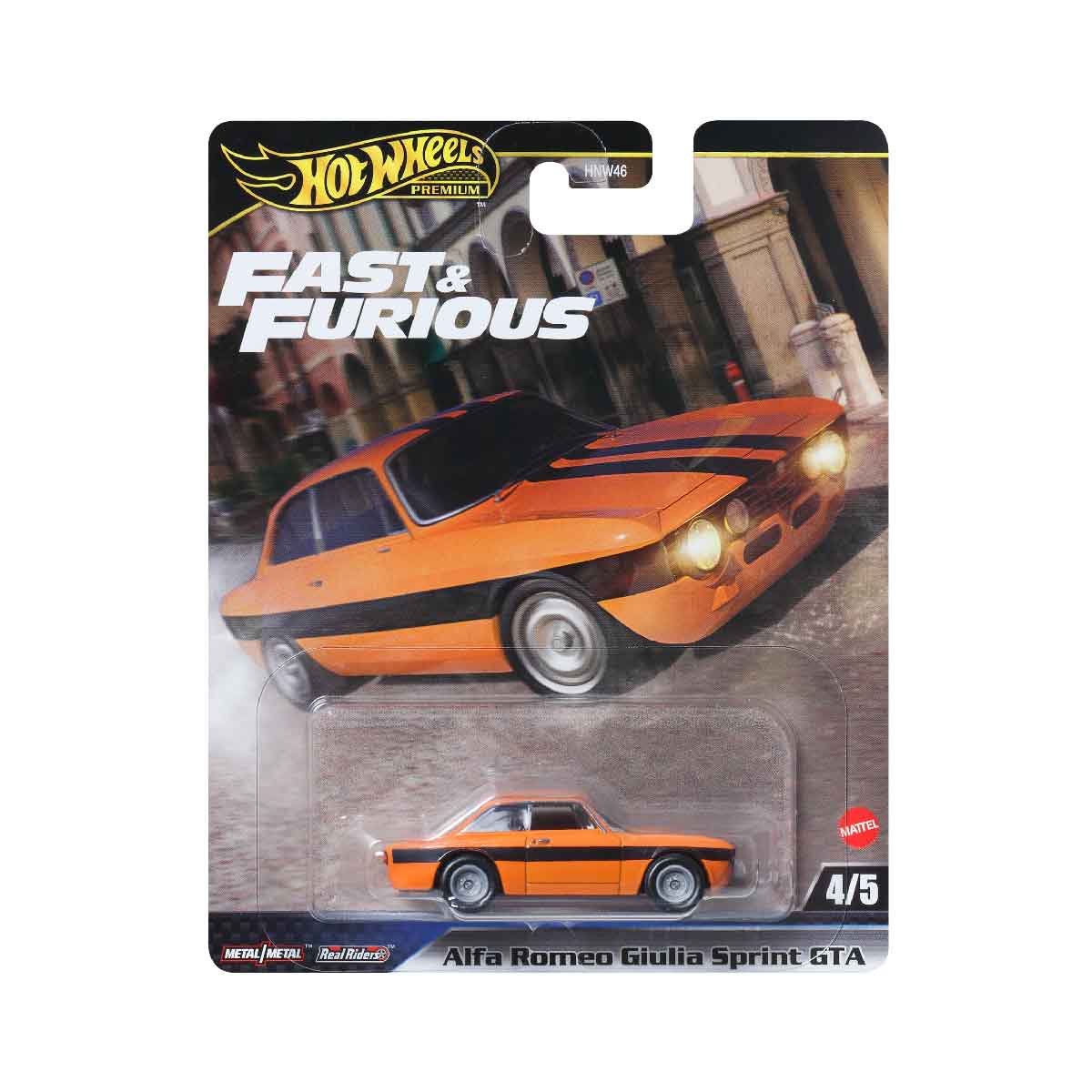 Hot Wheels Fast and Furious 1:64 - Alfa RoMEO Giulia Sprint GTA