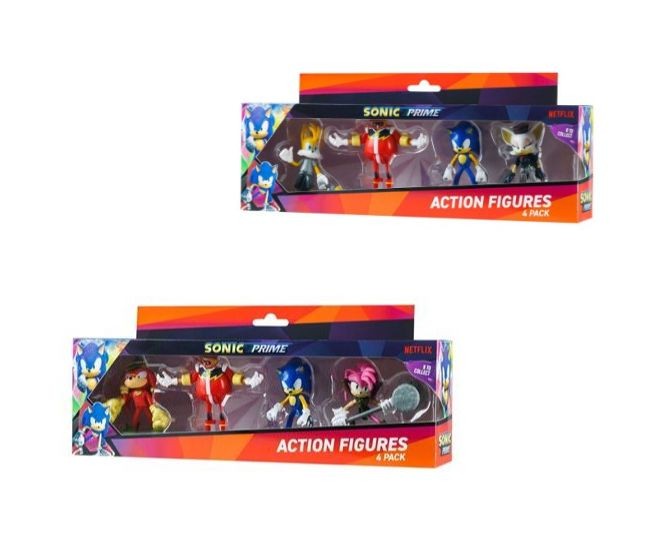 Sonic Prime Set 4 figurine actiune, asst. / 12