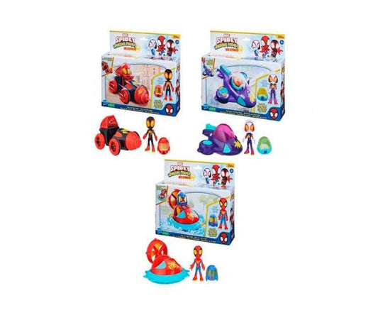 Set masinuta si figurina Spidey Prietenii extraordinari, asst. / 3