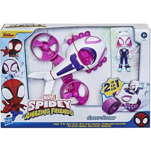 Spidey Prietenii Extraordinari - Set Vehicul Si Figurina Ghost Spider / 1