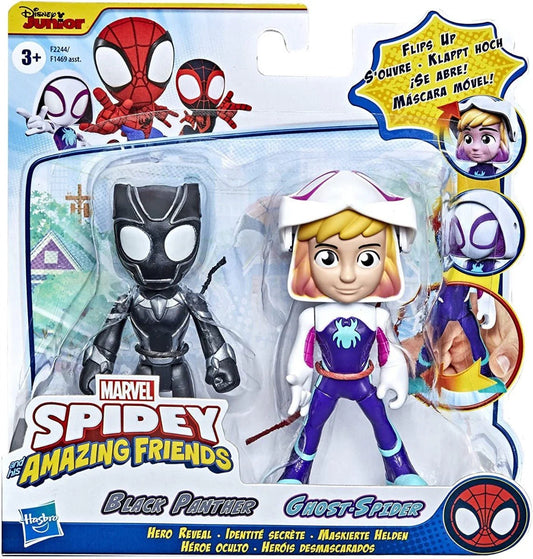 Spidey Prietenii Extraordinari - Black Panther + Ghost-Spider