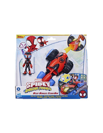 Spidey And His Amazing Friends  - Miles Morales Glow Tech Techno Racer / 1