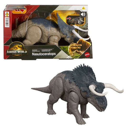 Figurina articulata Jurassic World Rebirth - Nasutoceratops