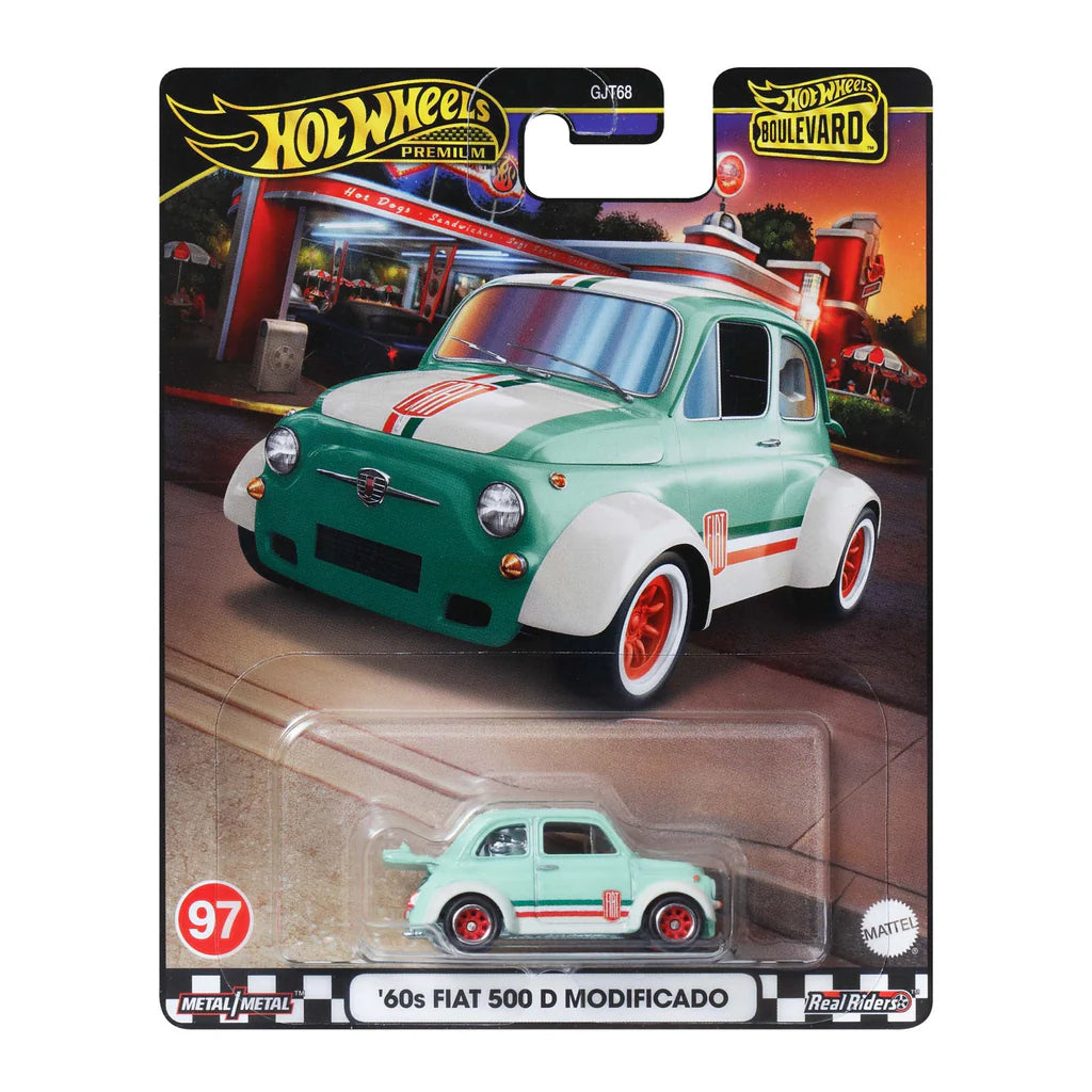 Hot Wheels Premium Boulevard '60s Fiat 500 D Modificado / 2