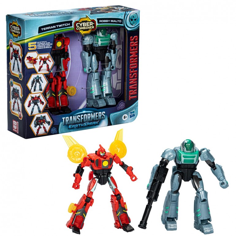 Transformers Earthspark Set 2 Terran Twitch & Robby Malto / 4