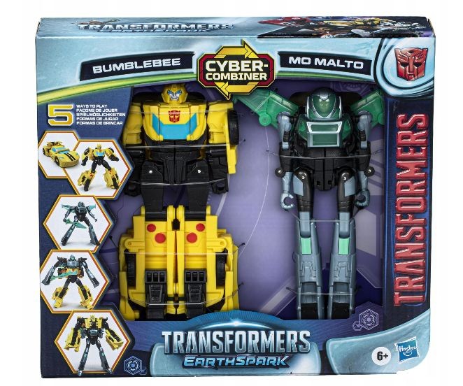 Transformers Earthspark Set 2 Figurine Bumblebee Si Mo Malto / 2