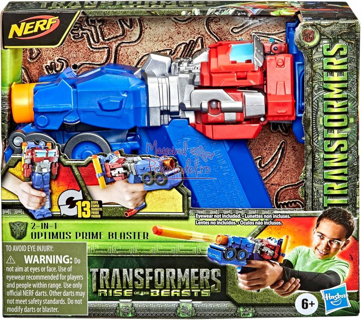 Blaster Transformers Rise of The Beast Optimus Prime 2 in 1 / 4