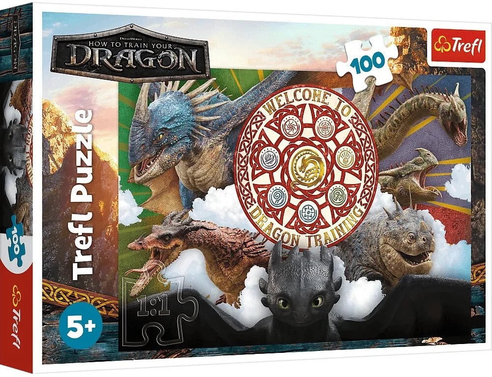 Puzzle 100 piese - How to train your dragon