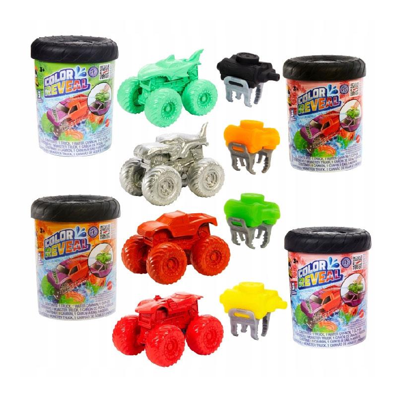 Masinuta Monster Trucks Color Reveal