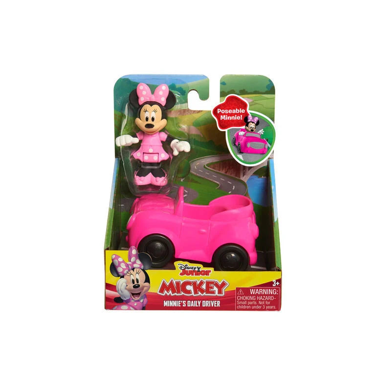 Just Play Figurina Minnie Mouse cu masinuta