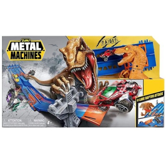 Set pista cu masinuta metalica - Raptor Attack / 4