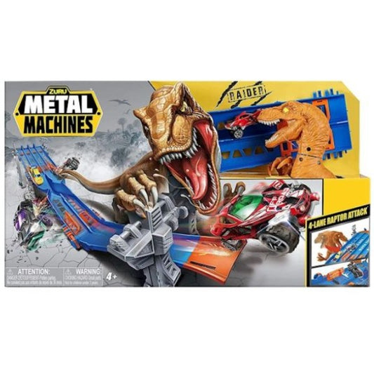 Set pista cu masinuta metalica - Raptor Attack / 4